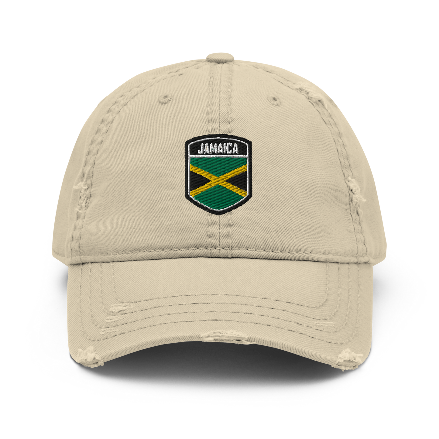 Jamaica Flag Distressed Dad Hat