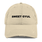Sweet Gyul Distressed Dad Hat