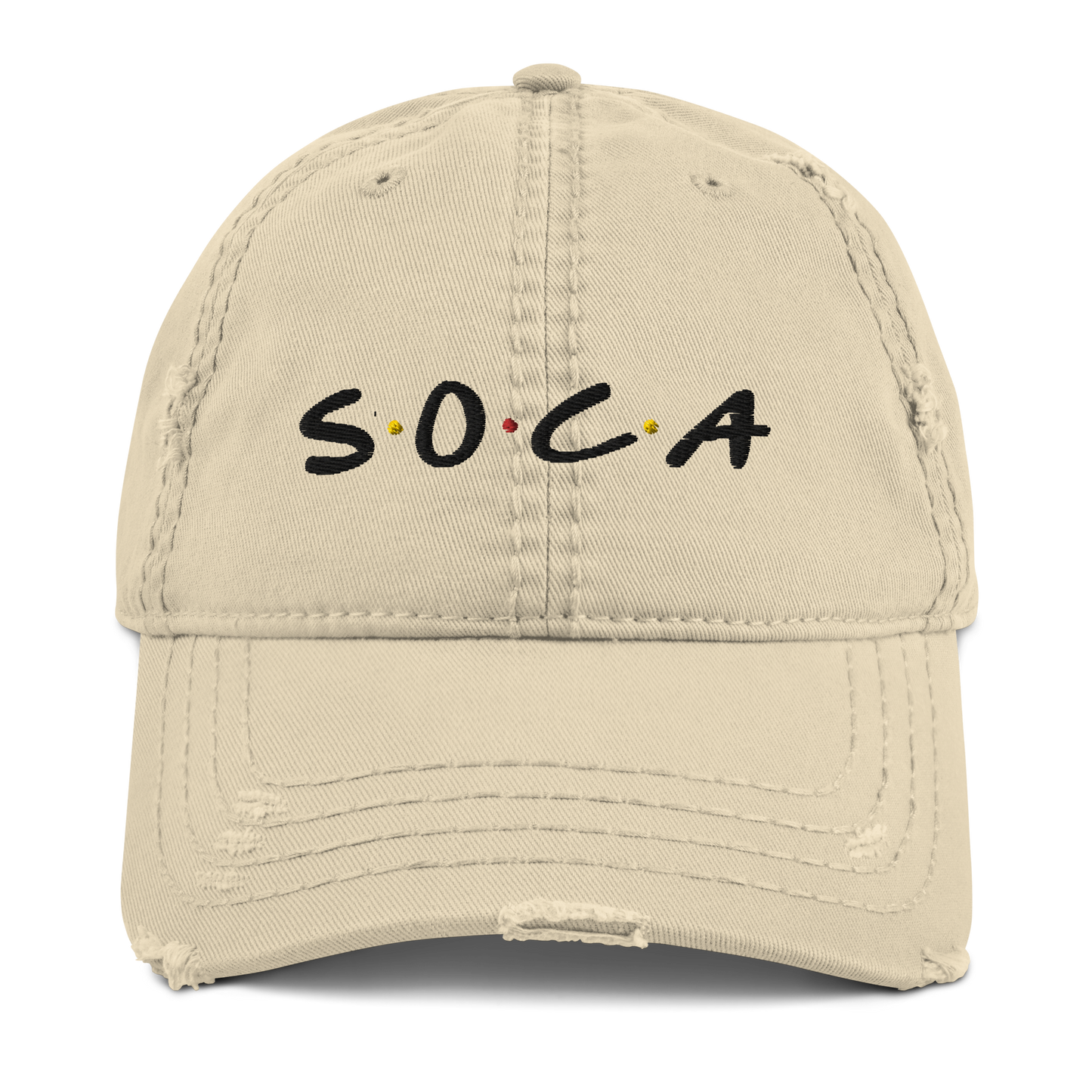 Soca Friends Distressed Dad Hat