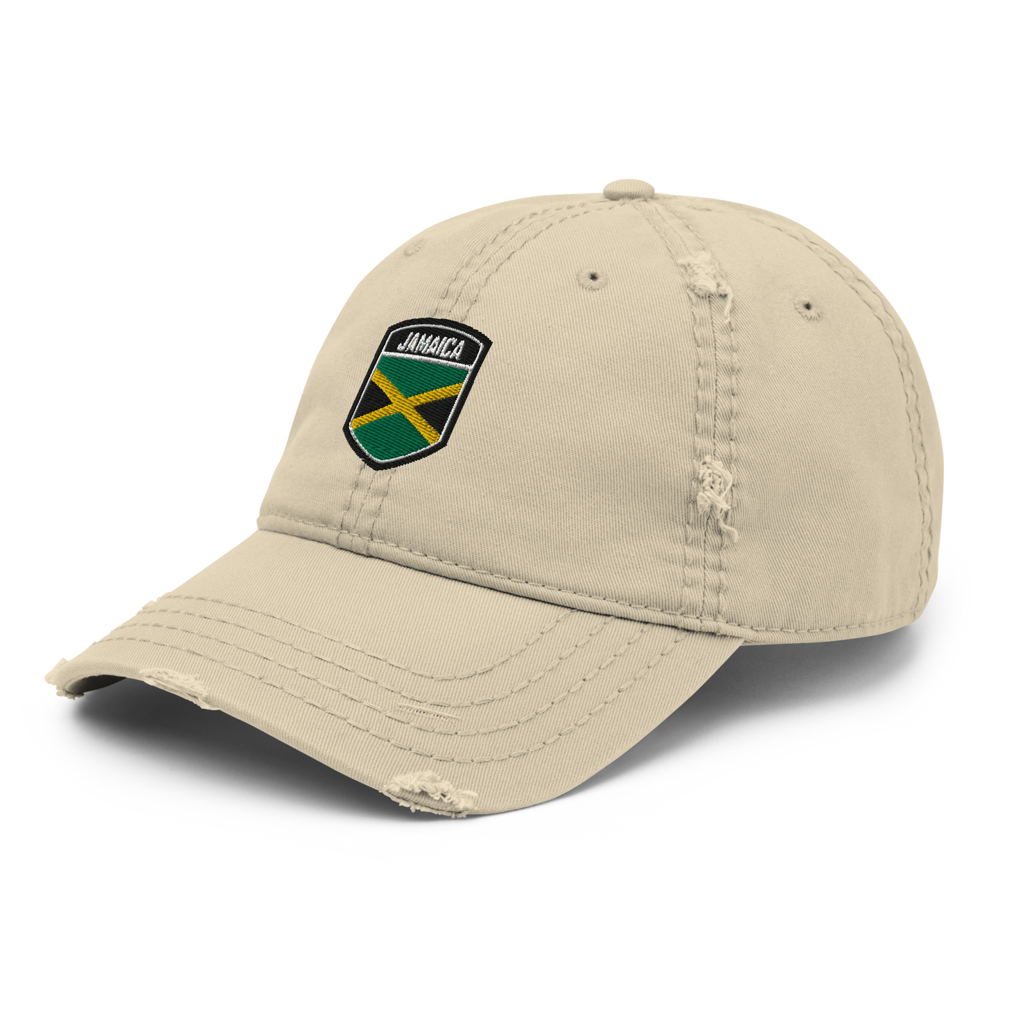 Jamaica Flag Distressed Dad Hat