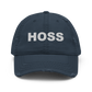 Hoss Distressed Dad Hat