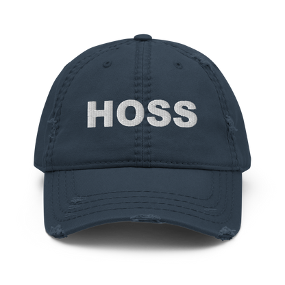 Hoss Distressed Dad Hat