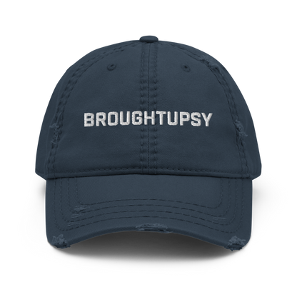 Broughtupsy Distressed Dad Hat
