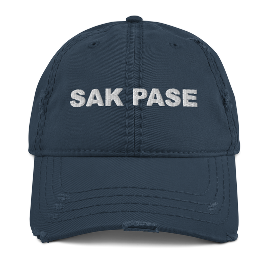 Sak Pase Distressed Dad Hat