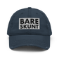 Bare Skunt Distressed Dad Hat