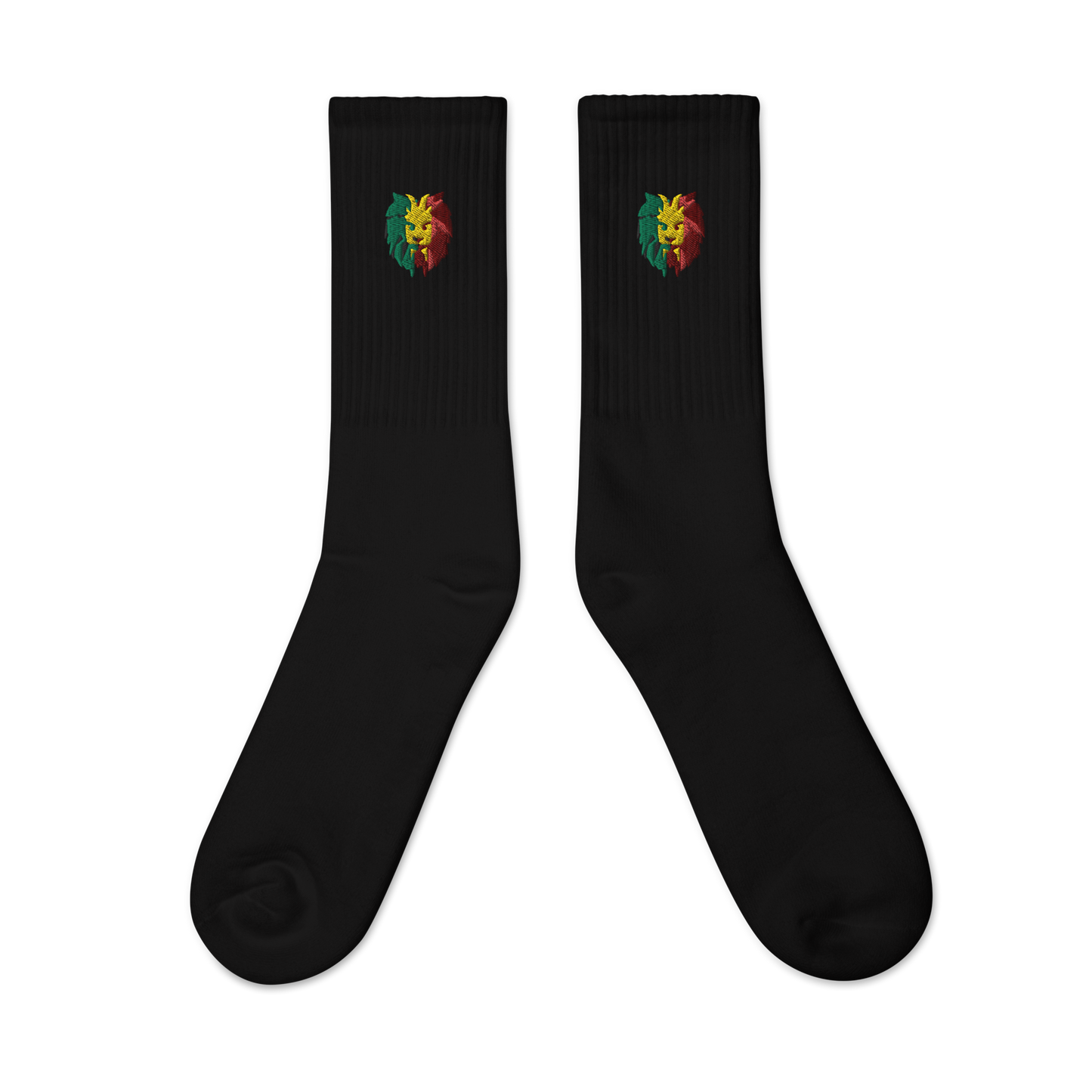 I Am Rooting: West Indian Embroidered socks