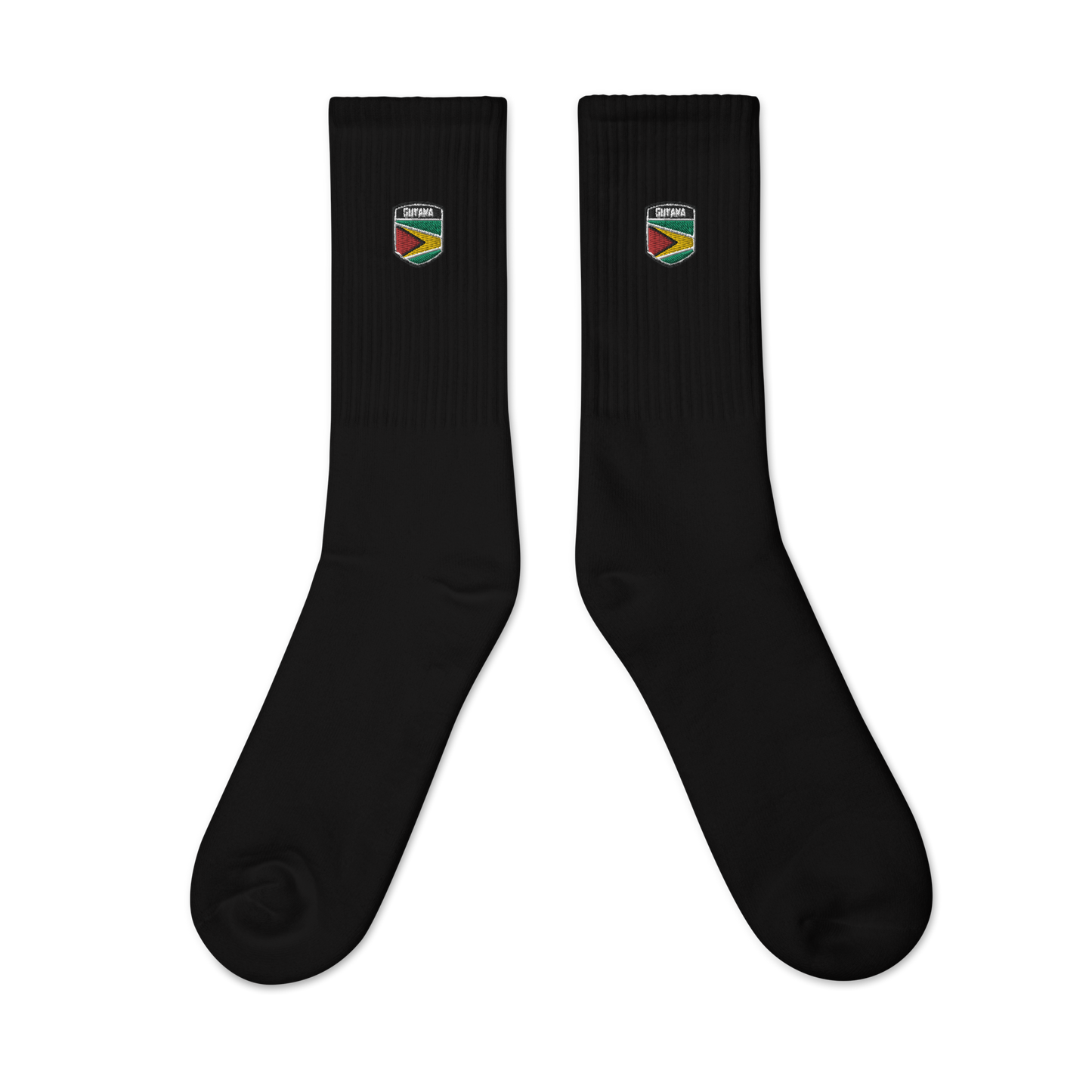 Guyana Flag Embroidered socks