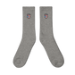 Puerto Rico Flag Embroidered socks