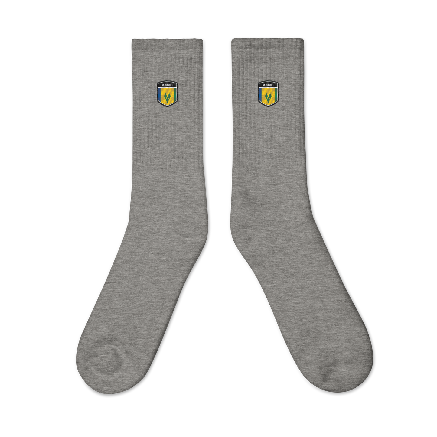 St Vincent Flag Embroidered socks