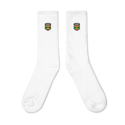 Grenada Flag Embroidered socks