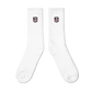 Dominican Rep. Flag Embroidered socks