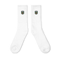 Dominica Flag Embroidered socks