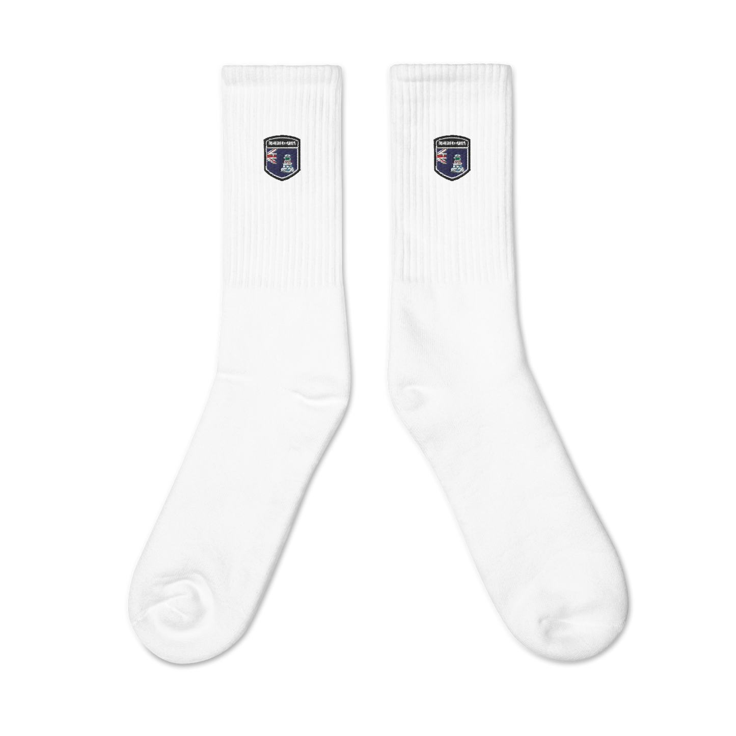 Cayman Flag Embroidered socks