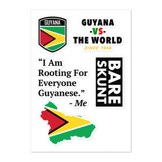 Guyana Sticker sheet