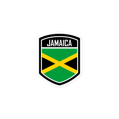 Jamaica Flag Bubble-free stickers