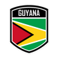 Guyana Flag Bubble-free stickers