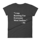 I Am Rooting: West Indian Women's t-shirt