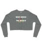 West Indies- vs- The World Crop Sweatshirt