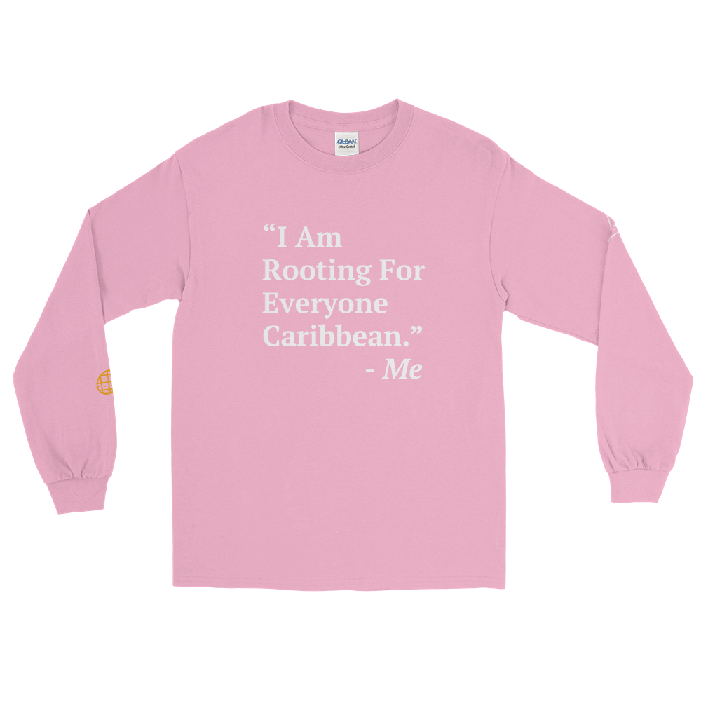 I Am Rooting: Caribbean Men’s Long Sleeve Shirt