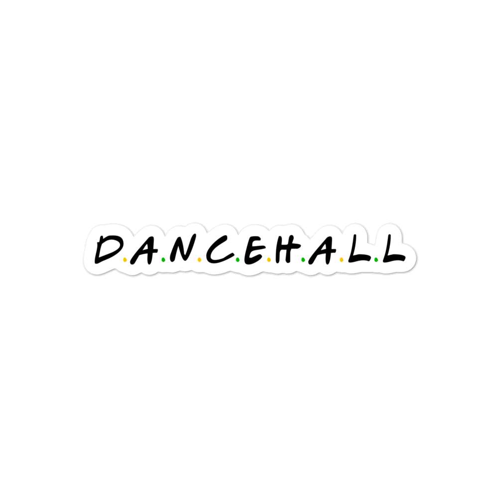 Dancehall Friends Bubble-free stickers