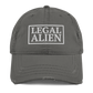 Legal Alien Distressed Dad Hat