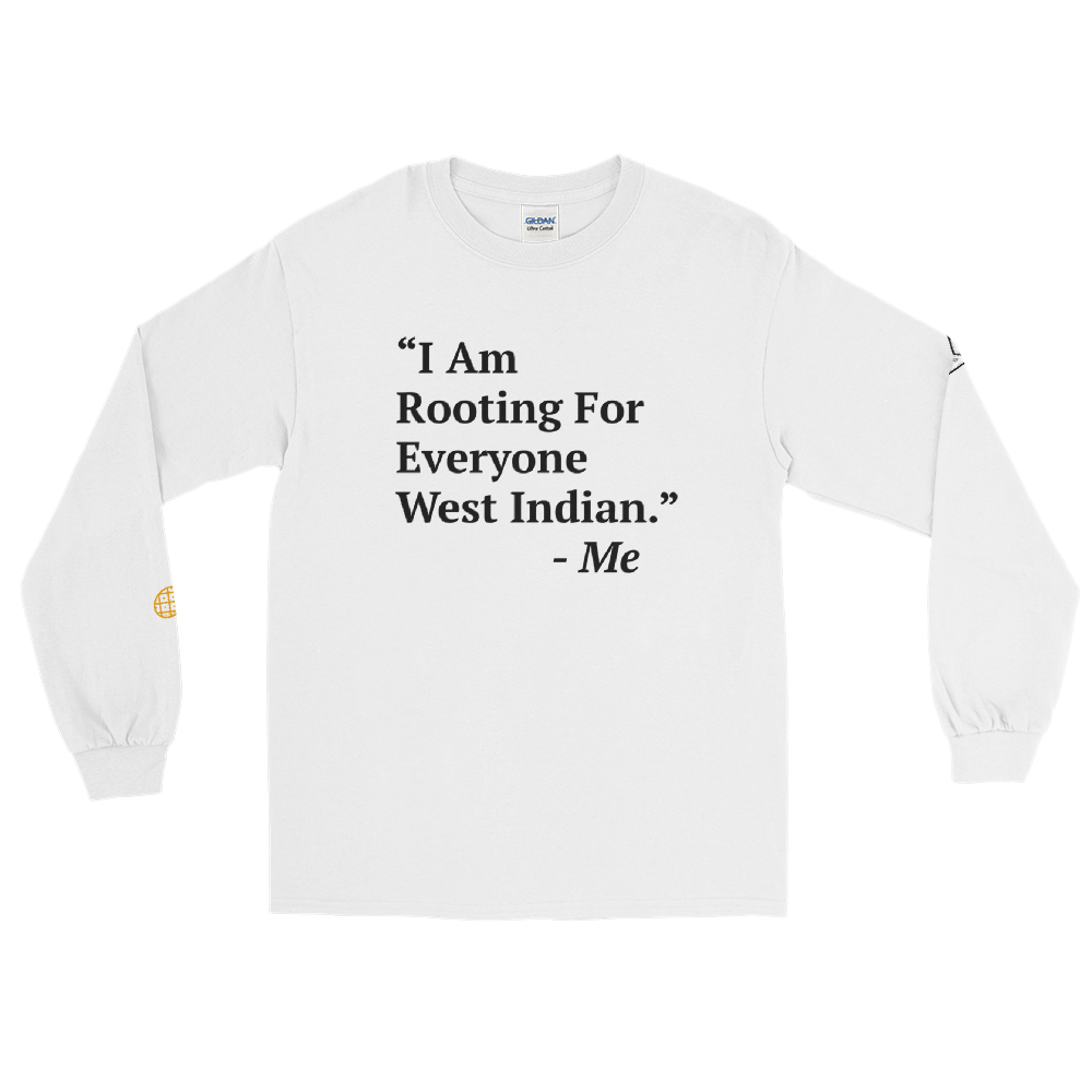 I'm Rooting: West Indian Men’s Long Sleeve Shirt
