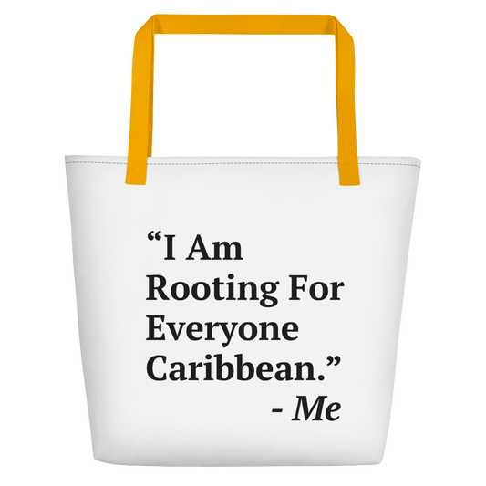 I Am Rooting: Caribbean Beach Bag