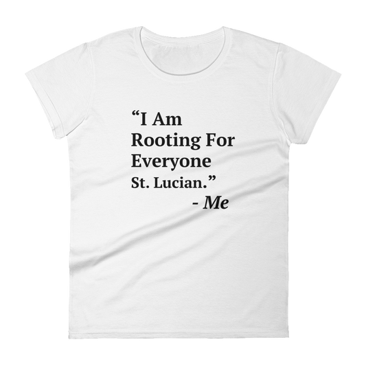 I Am Rooting: St. Lucia Women's t-shirt