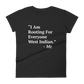 I Am Rooting: West Indian Women's t-shirt