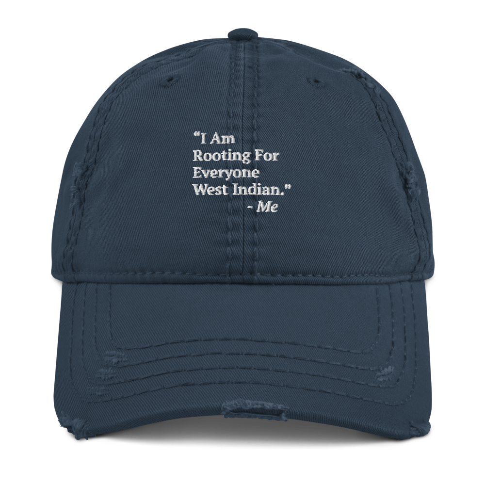 I Am Rooting: West Indian Distressed Dad Hat