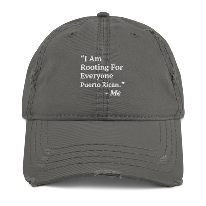 I Am Rooting: Puerto Rico Distressed Dad Hat