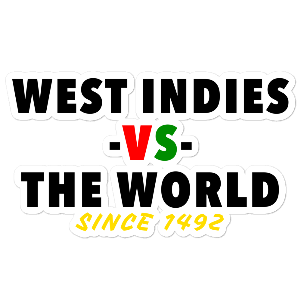 West Indies- vs- The World Bubble-free stickers