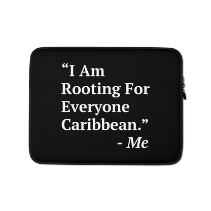 I Am Rooting: Caribbean Laptop Sleeve