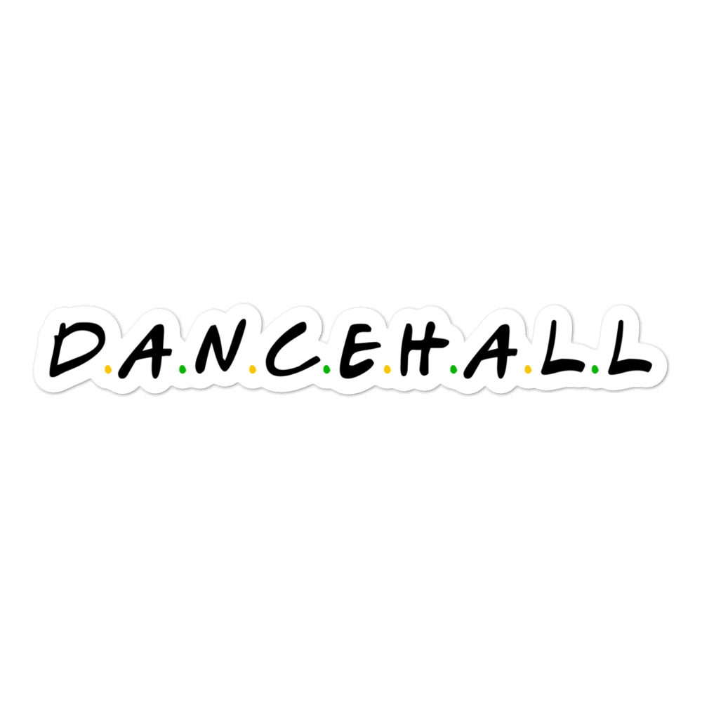 Dancehall Friends Bubble-free stickers