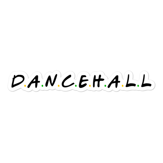 Dancehall Friends Bubble-free stickers