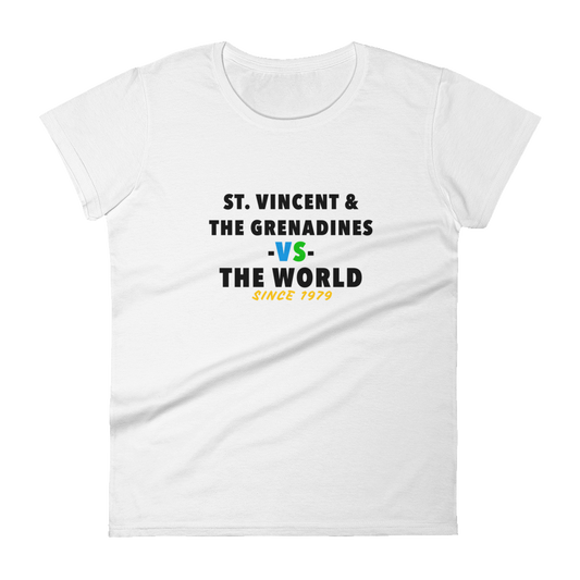 St Vincent & The Grenadines -vs- The World Women's t-shirt