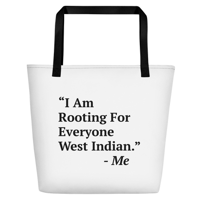 I Am Rooting: West Indian Beach Bag
