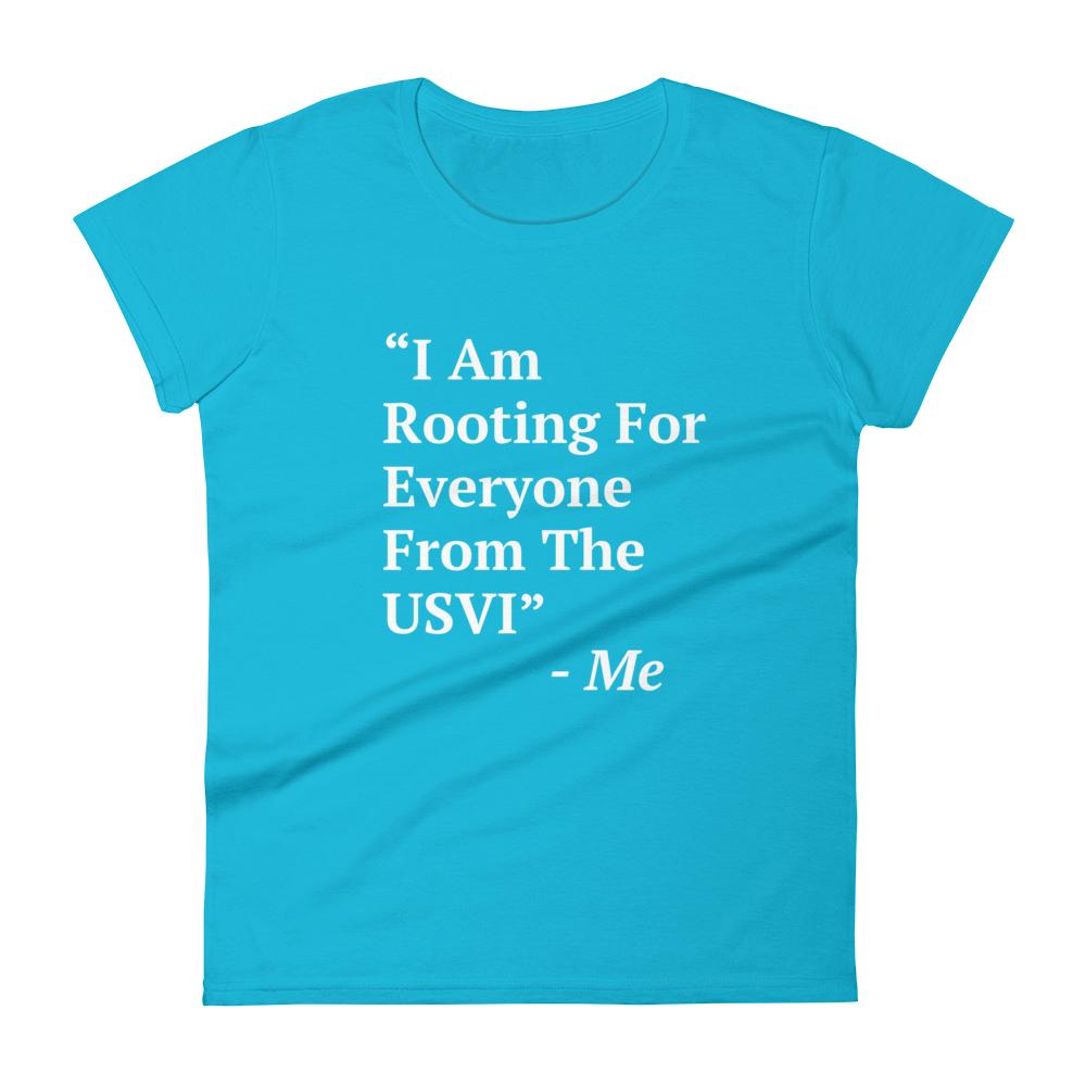 I Am Rooting: USVI Women's  t-shirt