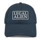 Legal Alien Distressed Dad Hat