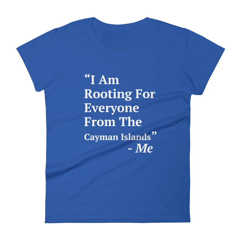 I Am Rooting: Cayman Islands Women's t-shirt