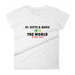 St. Kitts & Nevis -vs- The World Women's t-shirt