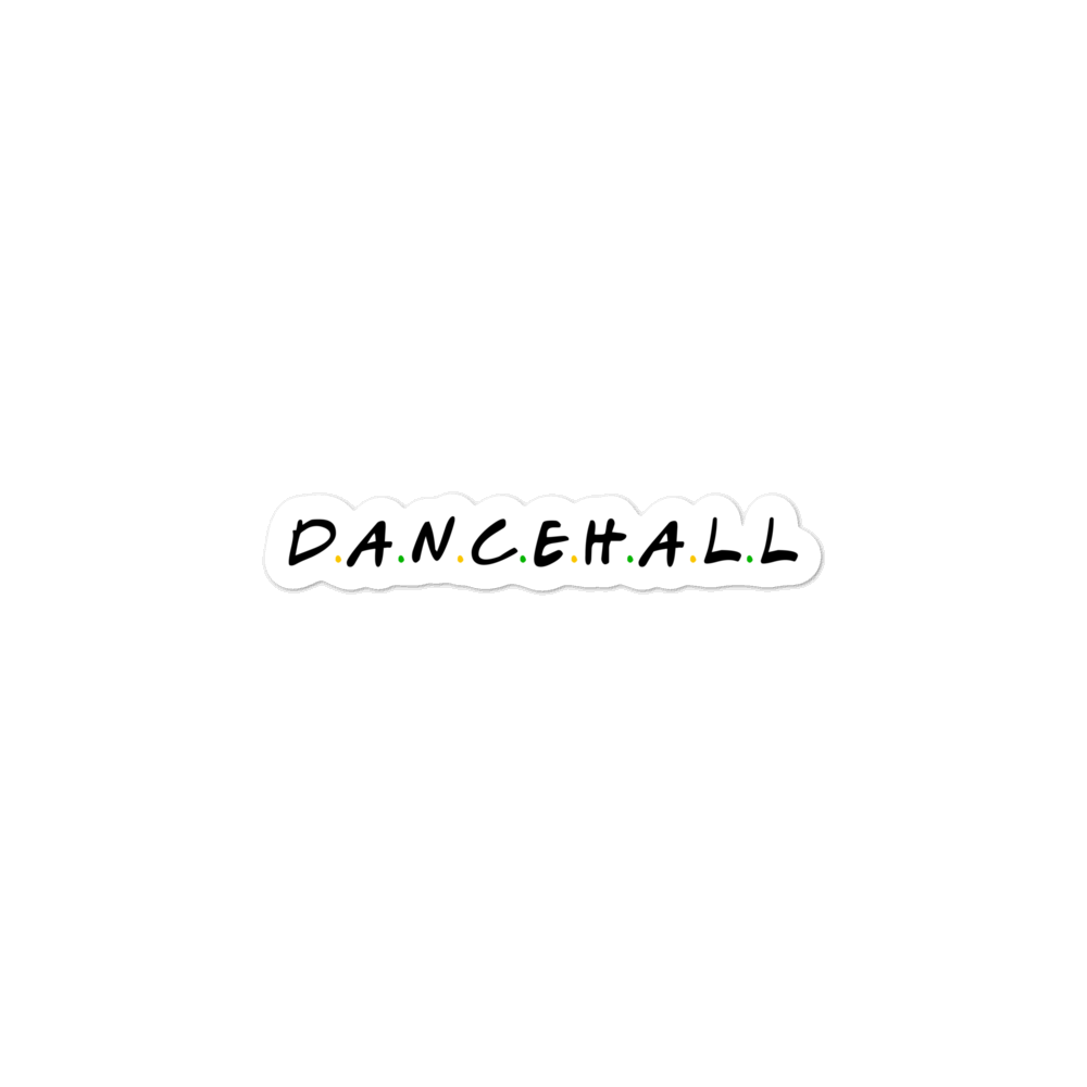 Dancehall Friends Bubble-free stickers