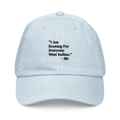 I Am Rooting: West Indian Pastel baseball hat