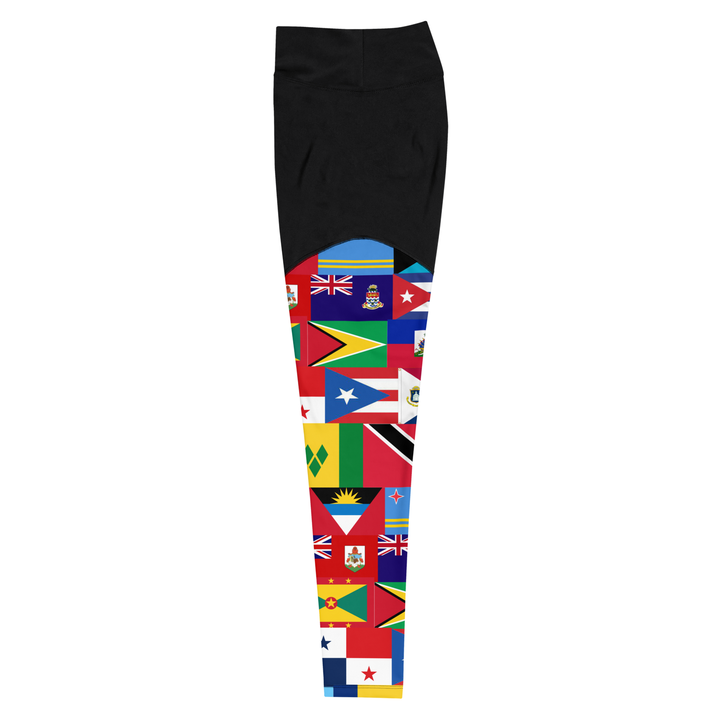 West Indian Flags Sports Leggings