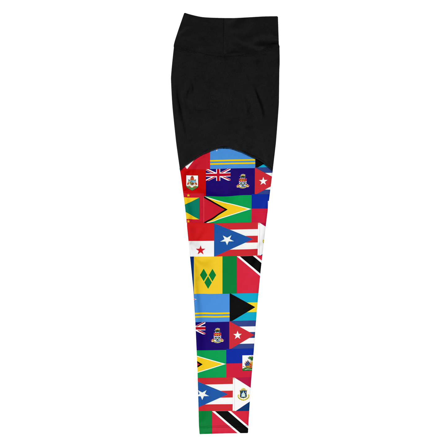 West Indian Flags Sports Leggings