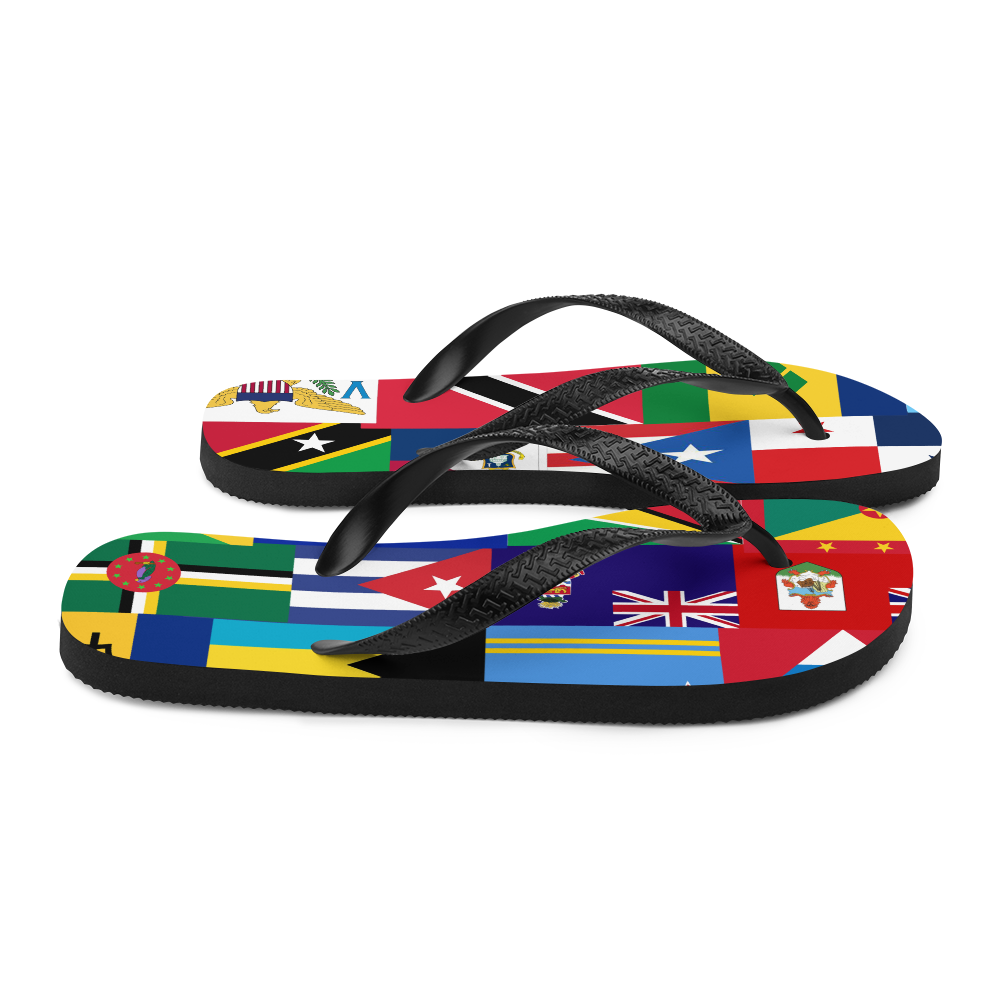 West Indian Flags Flip-Flops