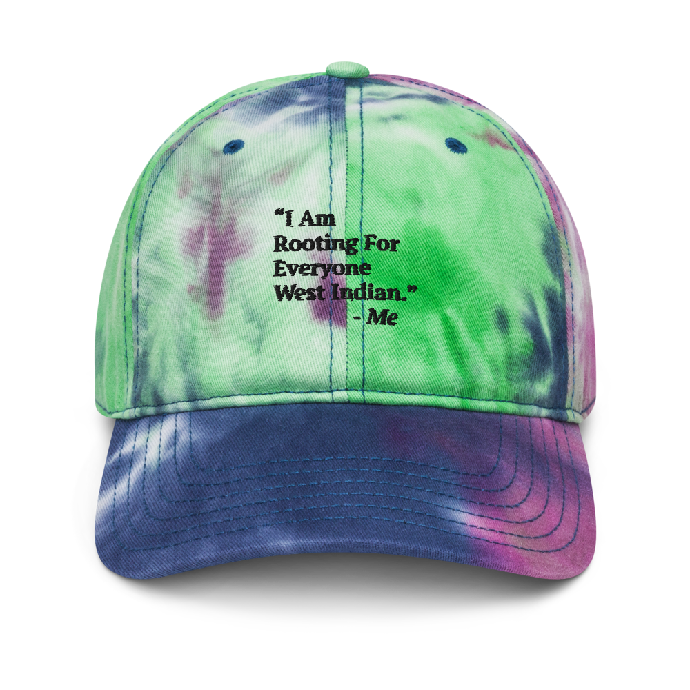 I Am Rooting: West Indian Tie dye hat