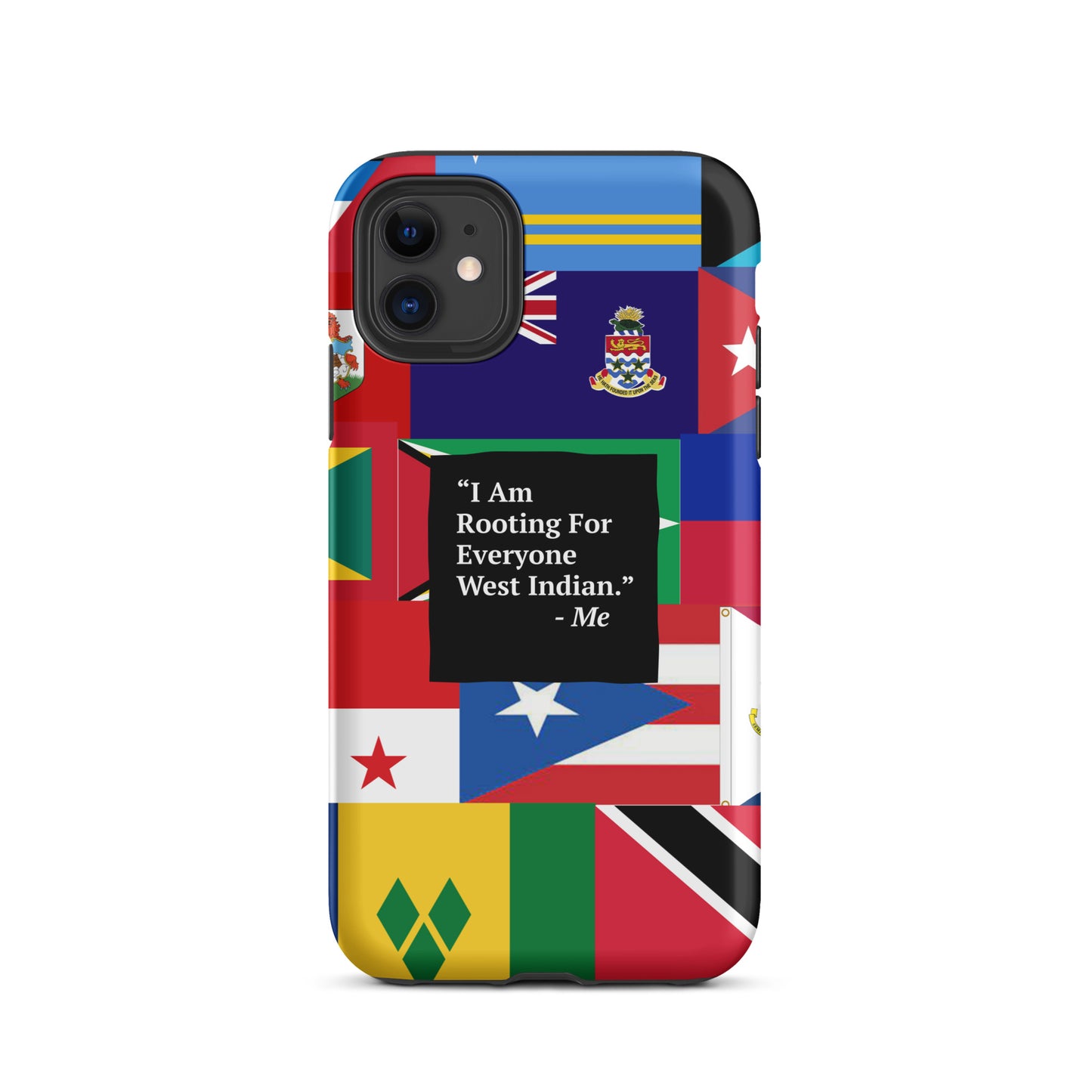 I Am Rooting: West Indian Tough iPhone case