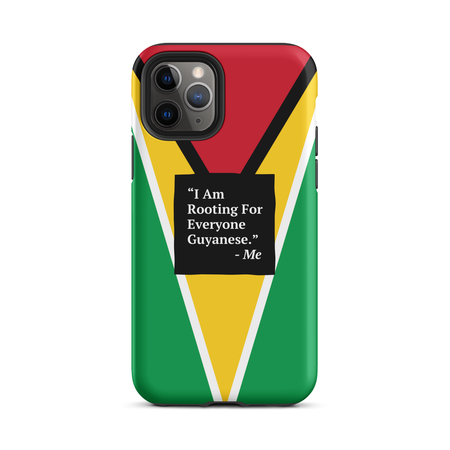 I Am Rooting: Guyana Tough iPhone case