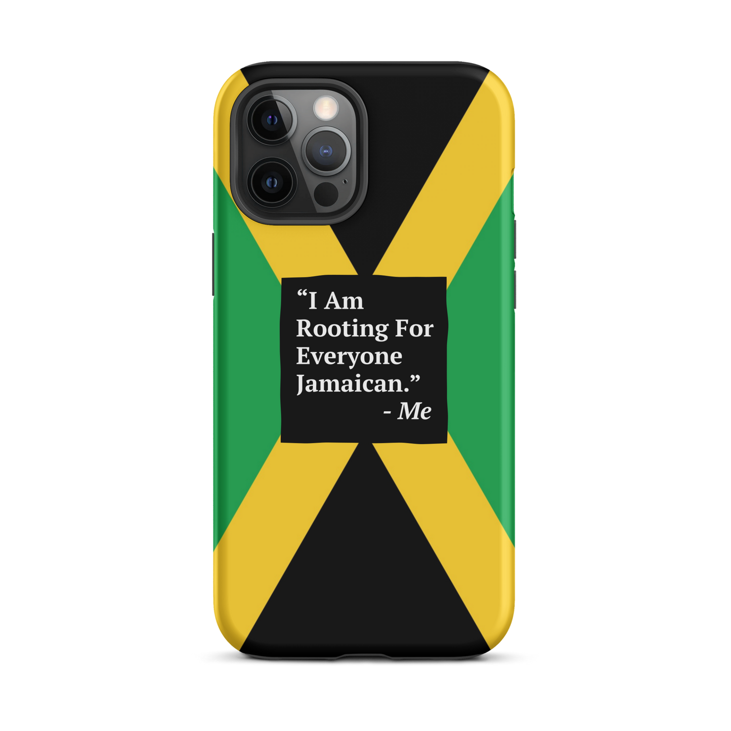 I Am Rooting: Jamaica Tough iPhone case